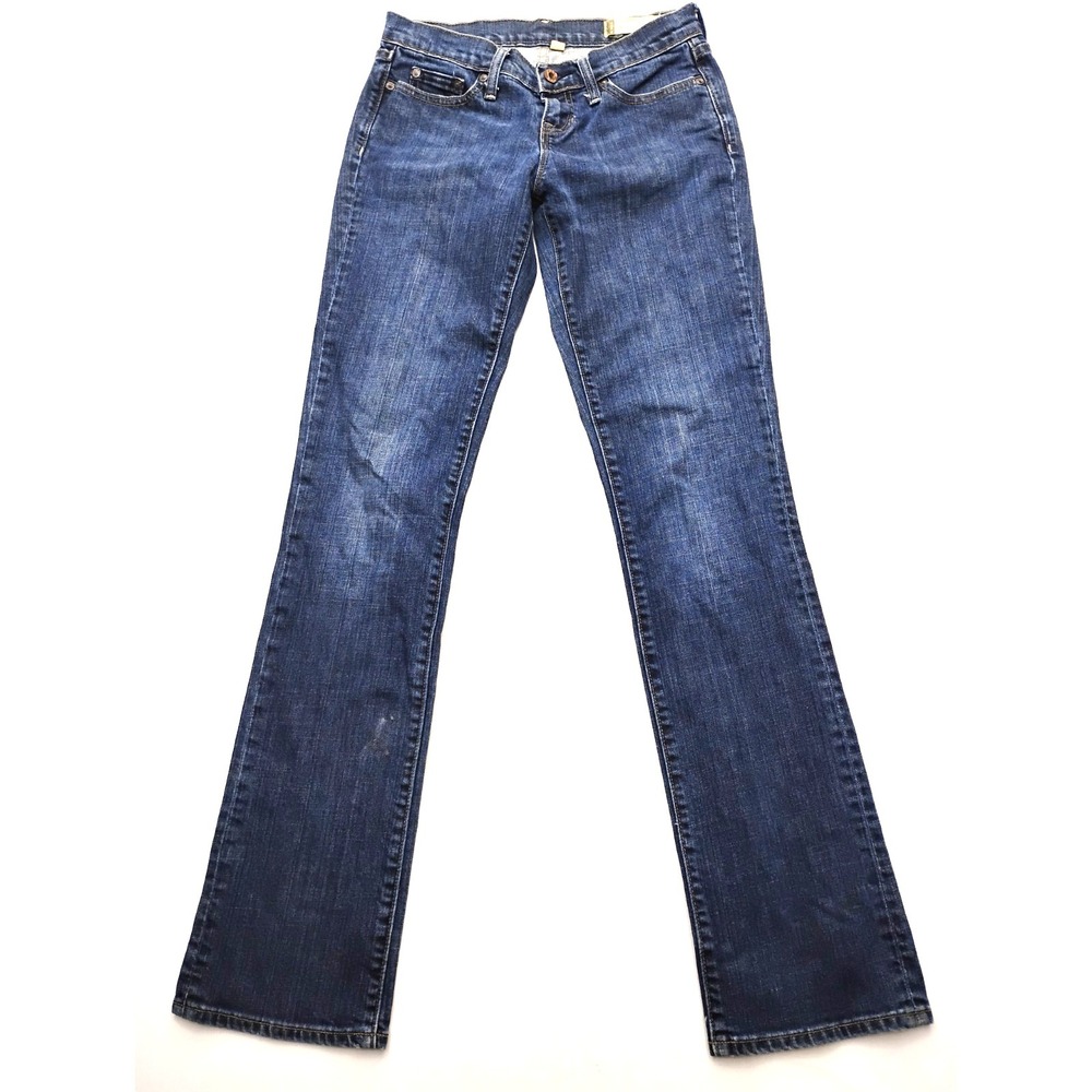 Gap Original Straight Leg Jeans Womens Size 2 Dark Wash‎ Blue Denim Pants 28x33